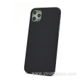 Modern Stylish Black Pebble Leather Phone Case With